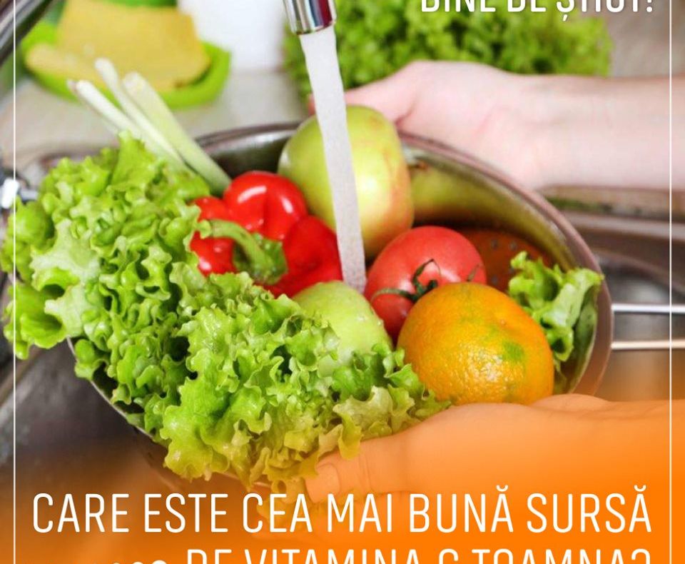Vitamina C în sezonul rece - Informații „bine de știut” de la Spitalul Județean Sfântu Gheorghe