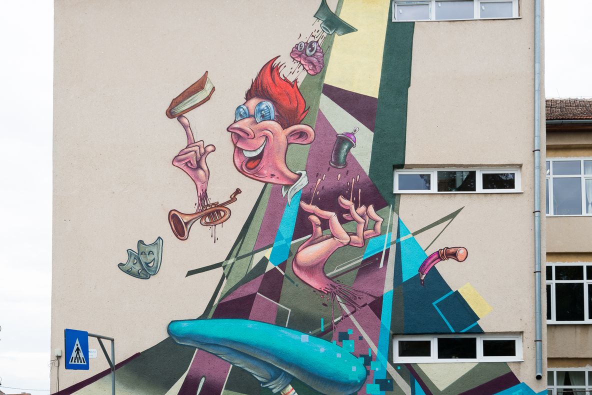 Elevii din Sfântu Gheorghe în lumina reflectoarelor