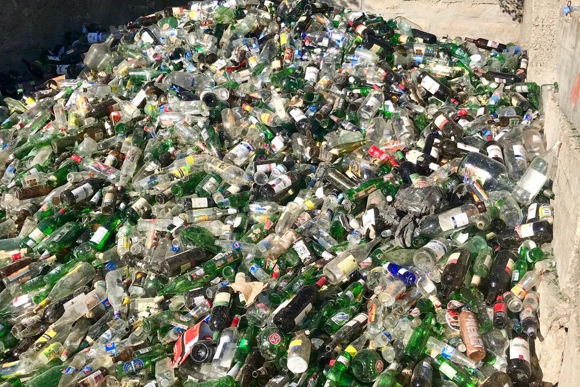 Aproape 40 de tone de sticle colectate în weekend la Sfântu Gheorghe!