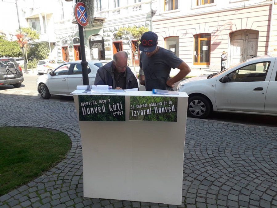 Petiție pentru pădurea Honvéd, la Sfântu Gheorghe