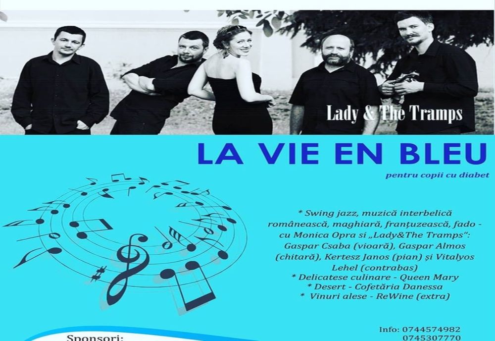 Lady & The Tramps, spectacol caritabil pentru copiii cu diabet din Oradea
