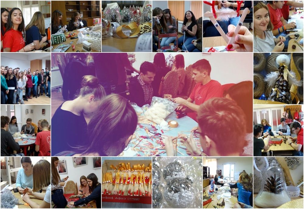 Ateliere de creație organizate de Crucea Roșie Covasna pentru 4 familii nevoiașe din județ