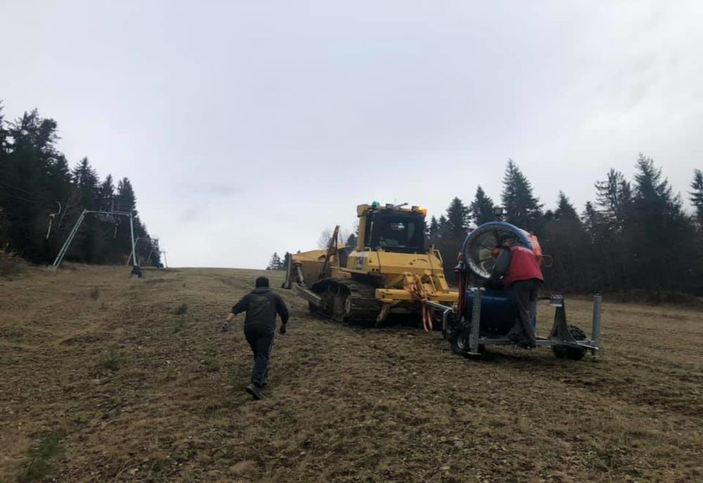 În curând se deschi pârtia de schi și patinoarul din Covasna