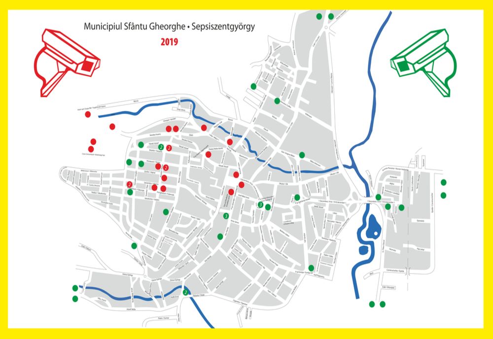 A crescut numărul camerelor de supraveghere din Sfântu Gheorghe