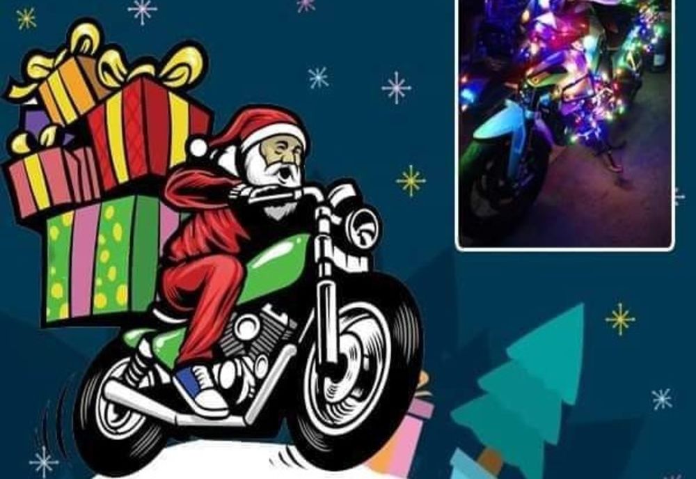 Paradă pe motociclete de Moș Nicolae, cu daruri pentru copii, la Sfântu Gheorghe