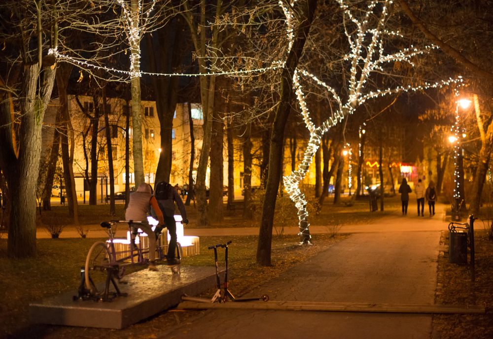 FOTO. Instalații interactive în centrul municipiului Sfântu Gheorghe