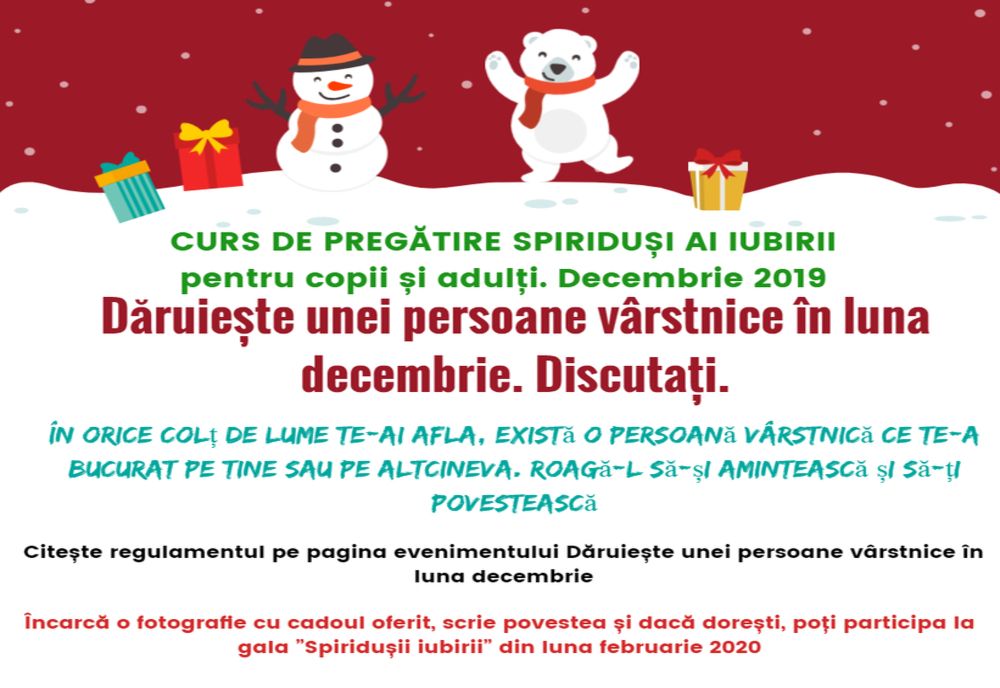 Concurs inedit al Fundației Creștine „Diakonia”. Tinerii sunt invitați să dăruiască o discuție unui vârstnic
