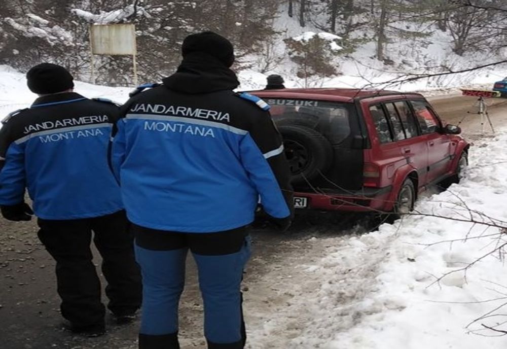 Jandarmii covăsneni, prezenti la ,,Winter Rally Covasna 2020”