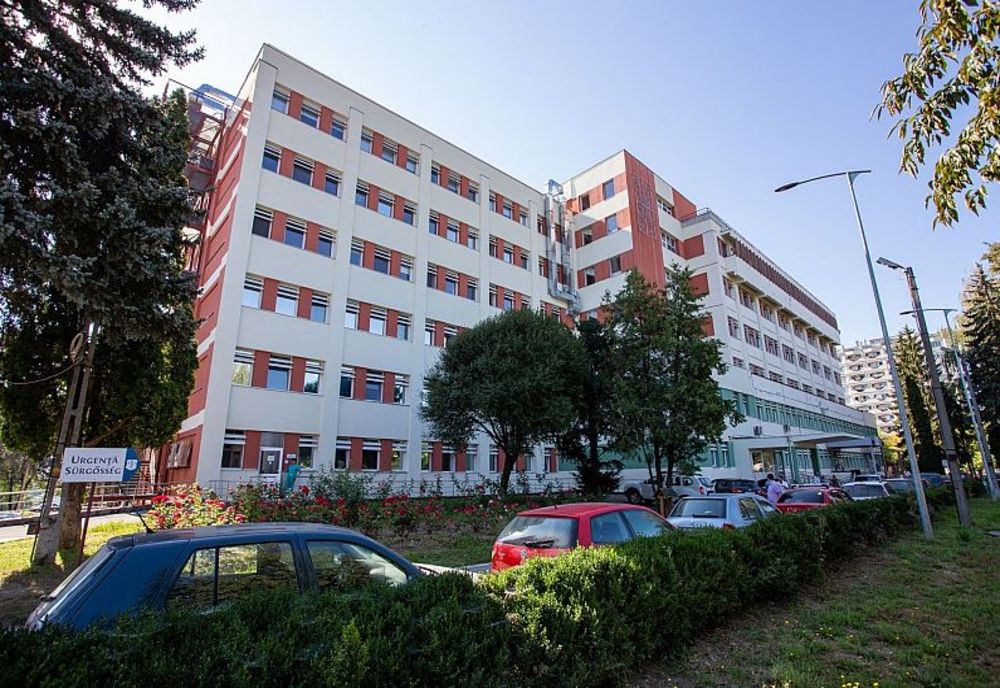 Post de Urgență modular pentru pacienții Covid și suspecți, în curtea Spitalului Județean Sfântu Gheorghe