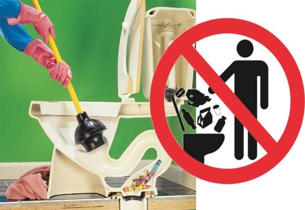 Măștile de protecție, mucurile de țigară sau lenjeria intimă NU au ce căuta în WC!