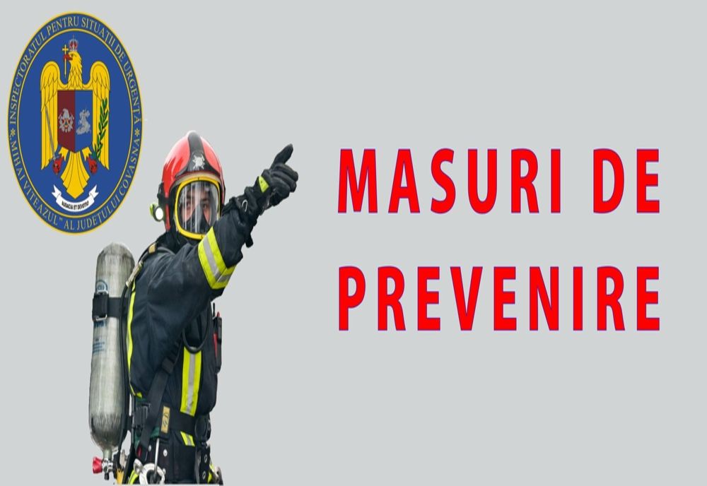 ISU Covasna, controale în școlile din județ! Recomandările pompierilor