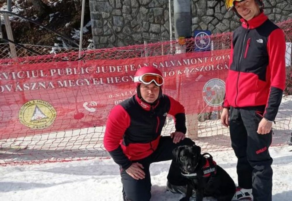 Maya, prima cățelușă de la Salvamont Covasna