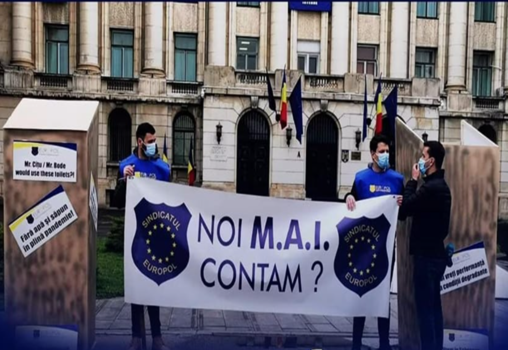 Polițiștii ies în stradă nemulțumiți de salarii și condiții de muncă