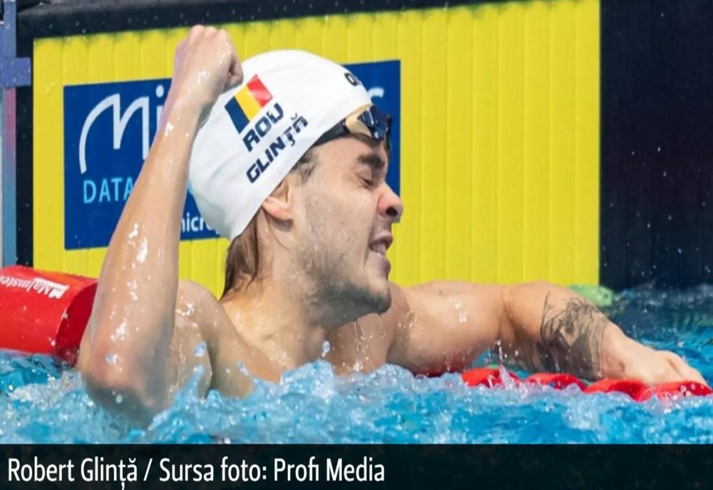 Robert Glință, calificat în finală la 50 m spate cu al șaselea timp