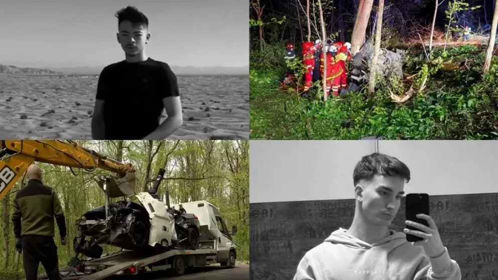 Ei sunt Mihai și David, cei doi tineri care au murit pe loc în cumplitul accident din Ciolpani