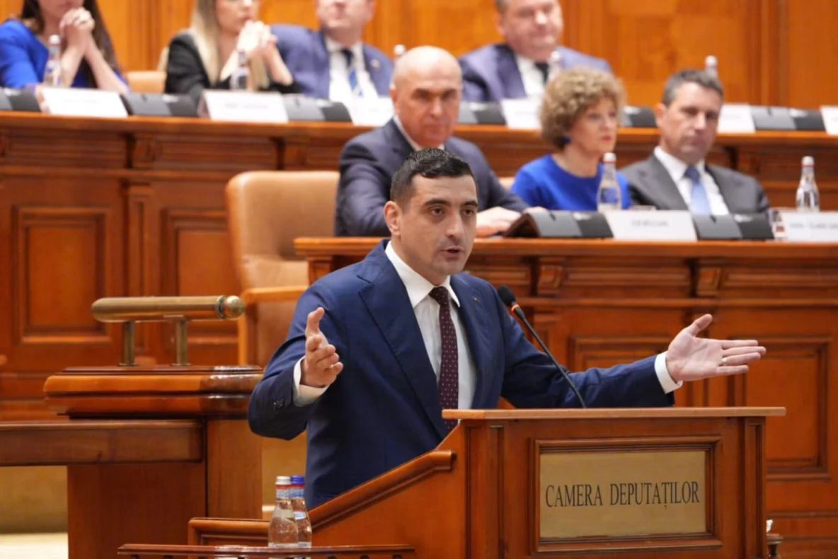 George Simion: Suntem dispuși să scoatem țara din criză și să participăm la reconciliere națională. Călin Georgescu se potrivește pentru funcția de premier”