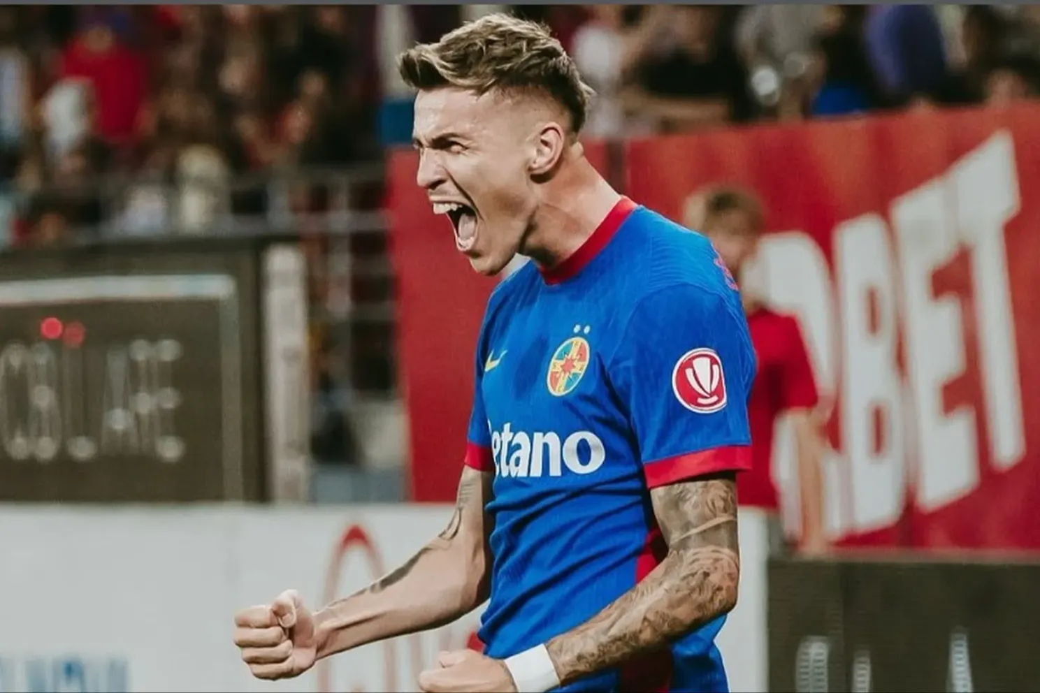 Octavian Popescu a primit un cadou de la FCSB la plecarea în Grecia