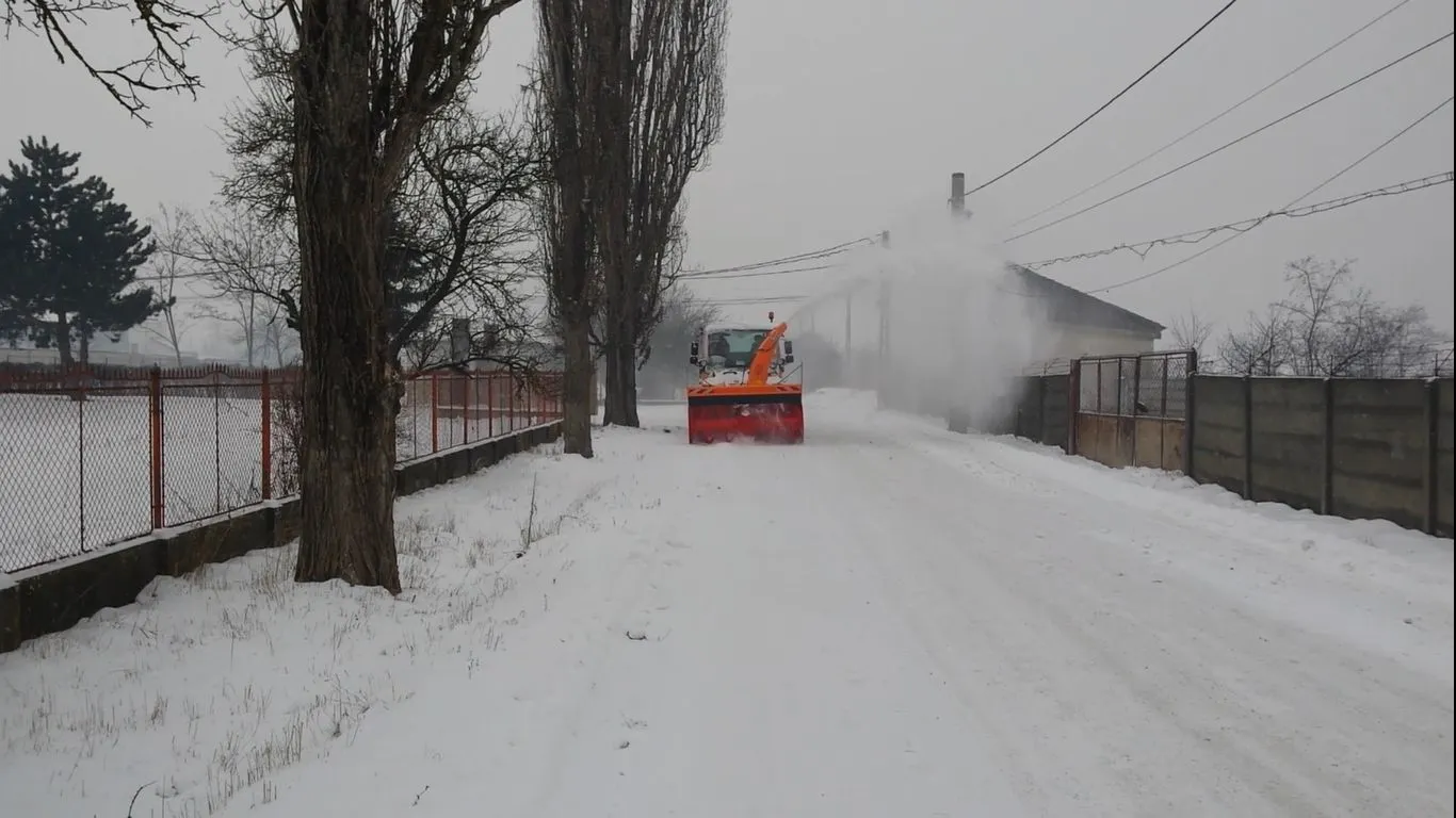 utilaj deszapezire iarna zapada 2