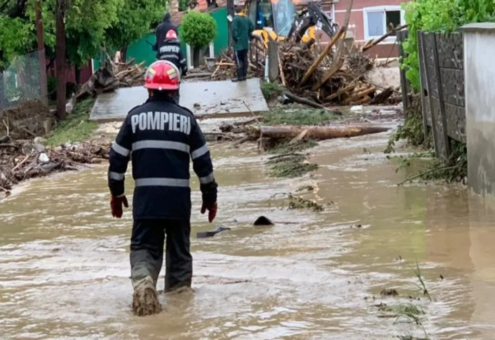 Cod portocaliu de inundaţii în județul Covasna