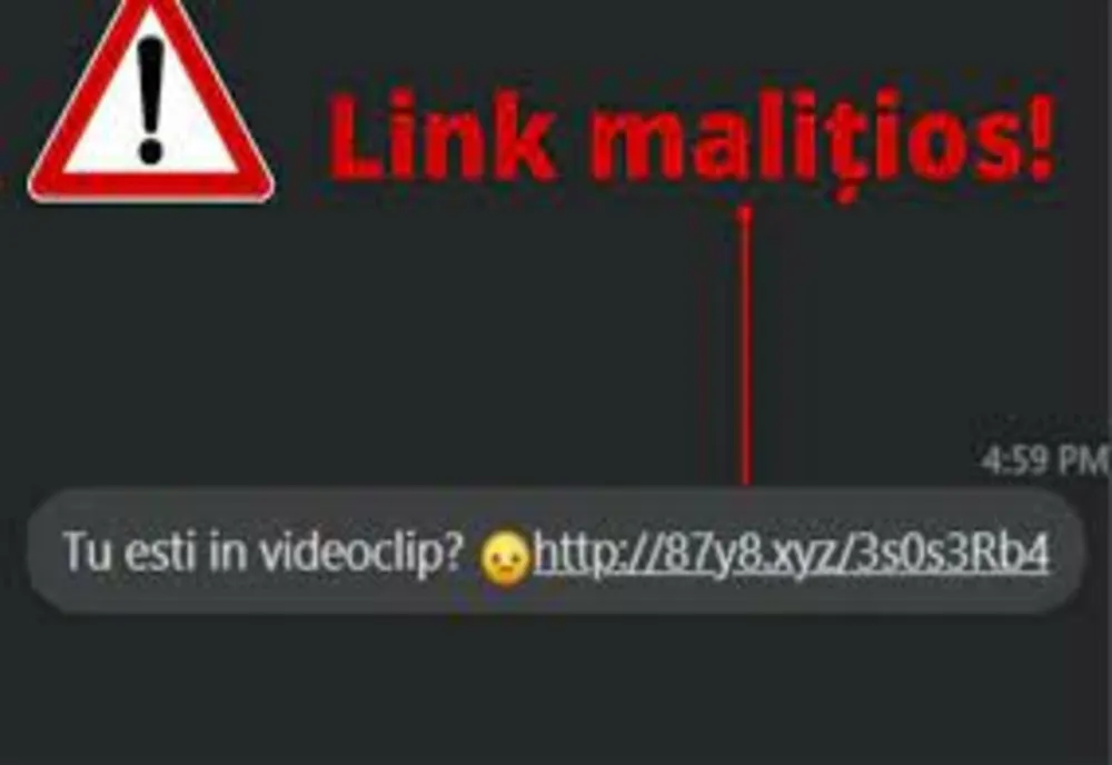 Peste 100,000 de SMS-uri cu textul „Tu ești în videoclip?”, prin care se încearcă distribuirea malware-ului bancar FluBot