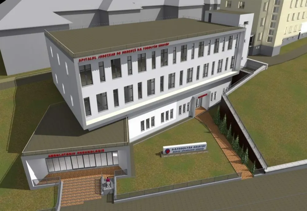Stadiul lucrărilor la noul spital de pneumologie din Sfântu Gheorghe este peste grafic