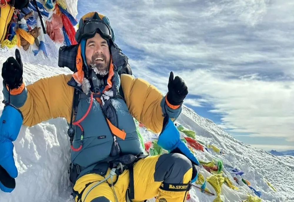 ALPINISTUL ADRIAN AHRIŢCULESEI A REUȘIT SĂ ESCALADEZE CEL MAI INALT MUNTE DIN AUSTRALIA