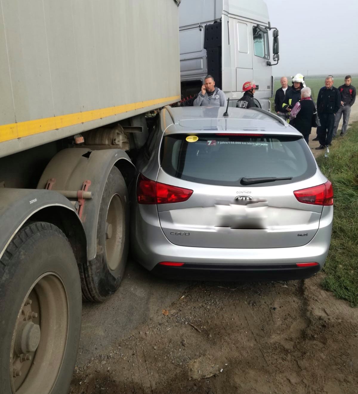 Femeie rănită într-un accident la intrarea în Sfântu Gheorghe