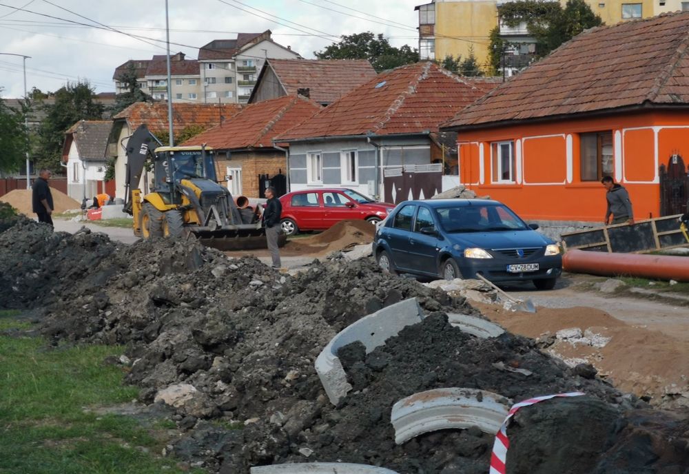 Lucrările de reabilitare de pe strada Puskás Tivadar sunt suspendate