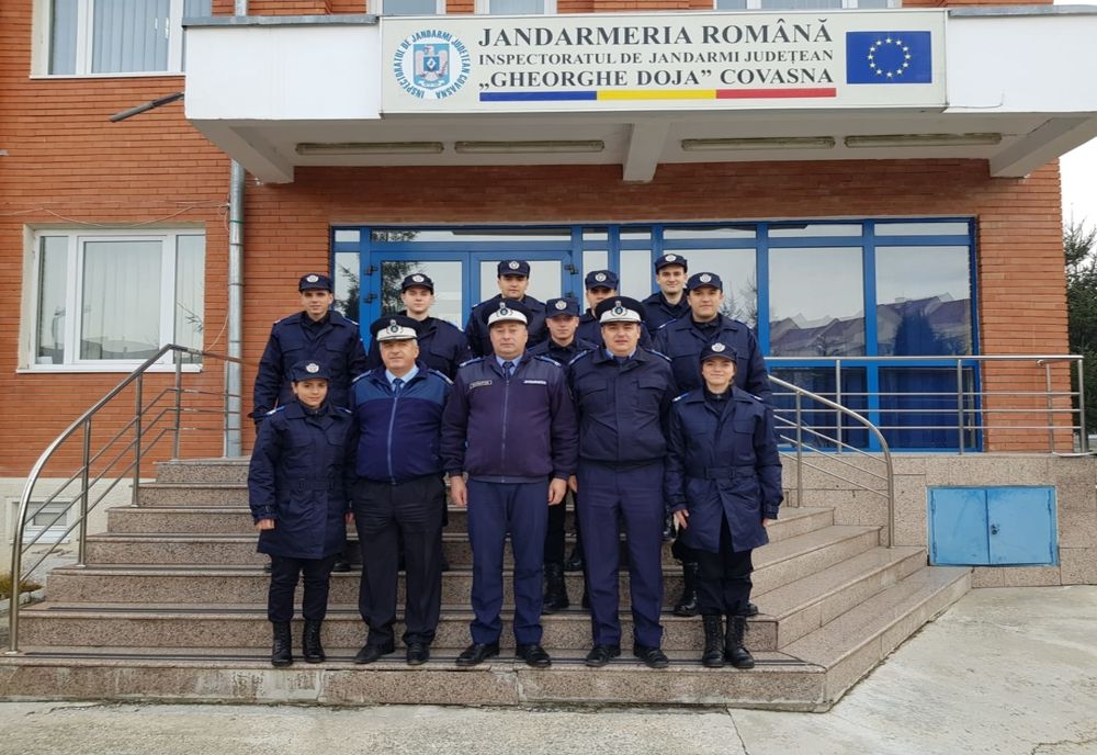 Forţe proaspete pe final de an şi la Jandarmeria Covasna 