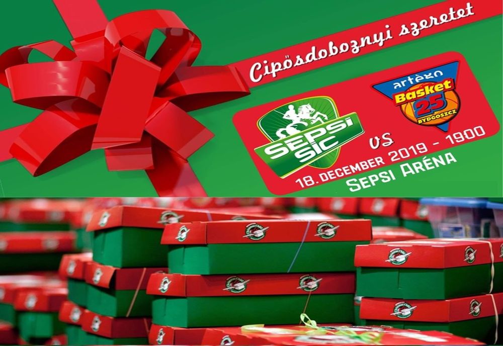 Suporterii, așteptați cu jucării la meciul Sepsi SIC – Artego Bydgoszcz