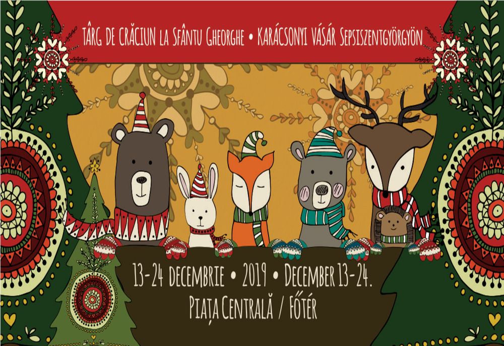 Vineri începe Târgul de Crăciun de la Sfântu Gheorghe