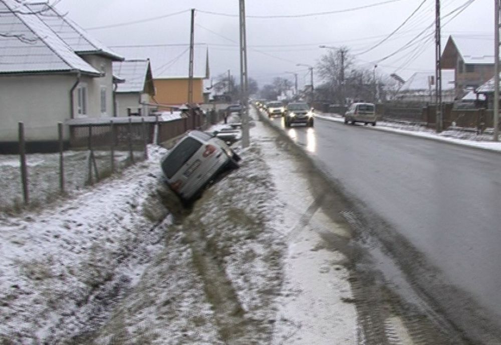 Un singur accident rutier în județul Covasna, în minivacanța de Crăciun