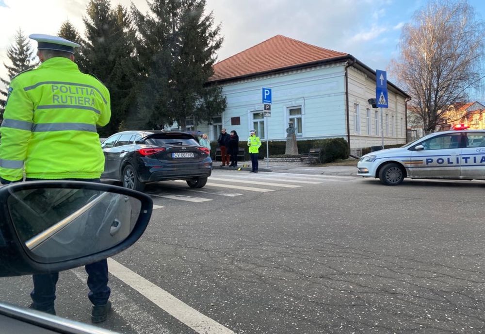 Bărbat accidentat pe o trecere de pietoni din Sfântu Gheorghe