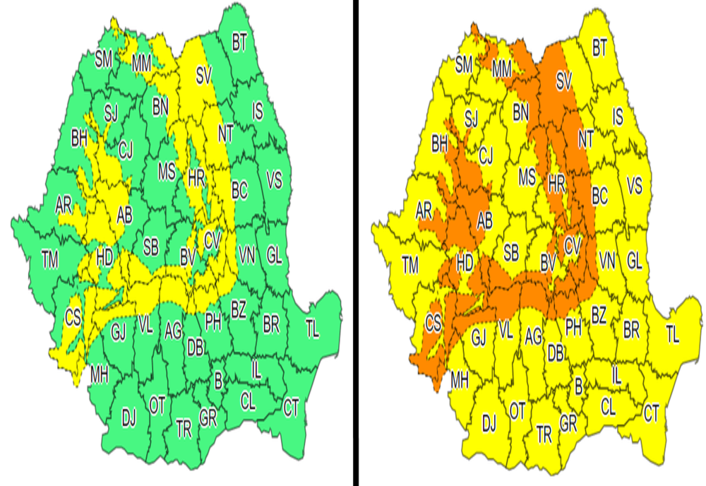 Se strică vremea. Viscol, vânt puternic, ploi și ninsori