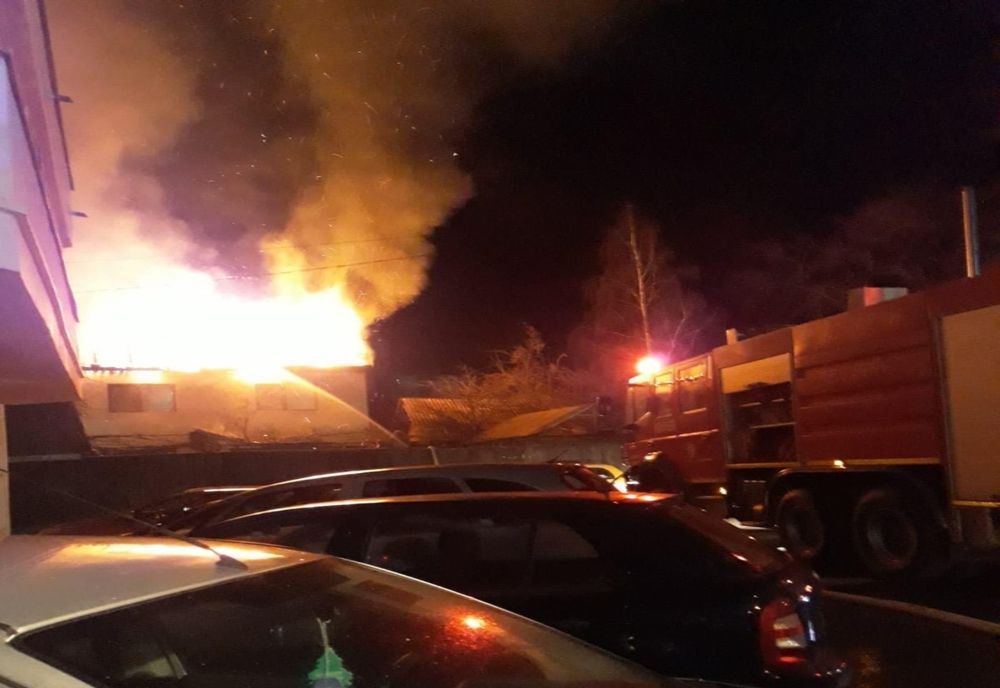 Incendiu violent marți dimineață în Sfântu Gheorghe