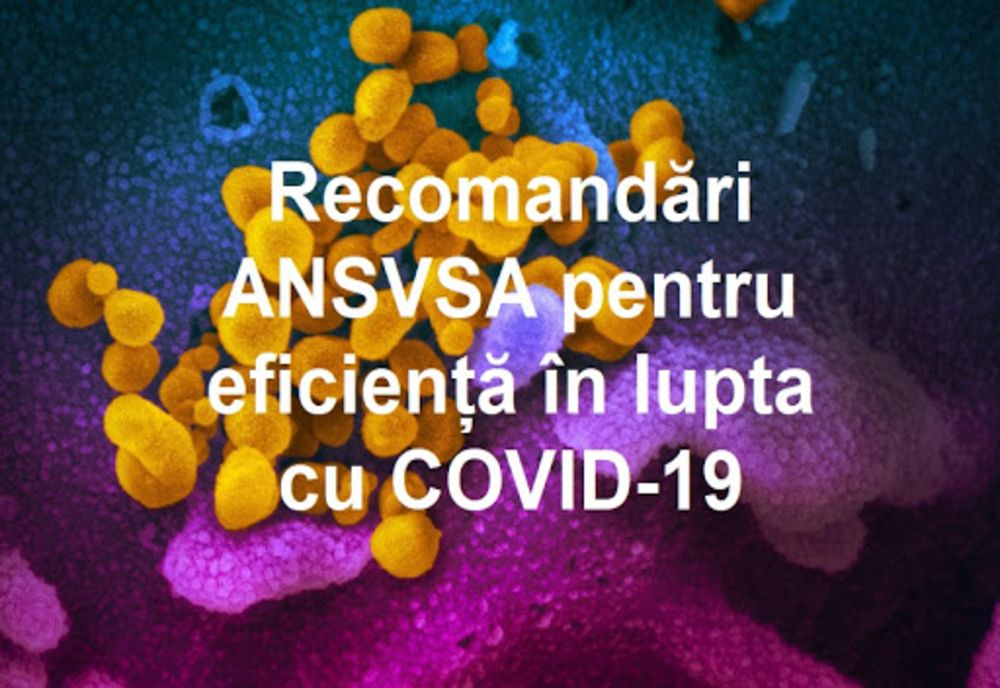 Recomandările DSVSA Covasna pentru prevenirea răspândirii COVID-19
