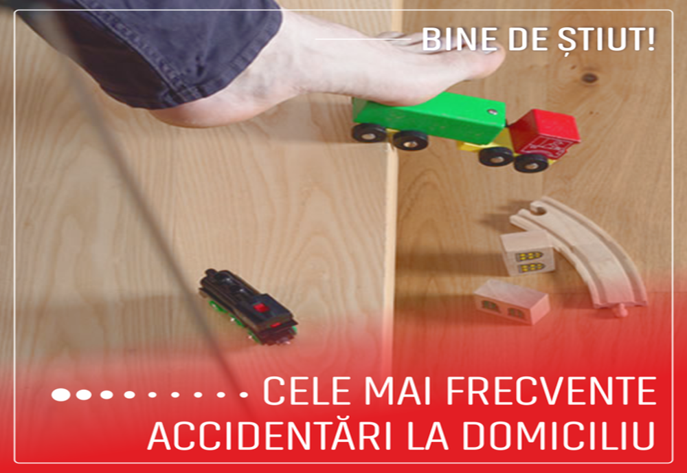 Bine de ştiut! Cele mai frecvente 10 accidente casnice, de la Spitalul Judeţean de Urgenţă Sfântu Gheorghe