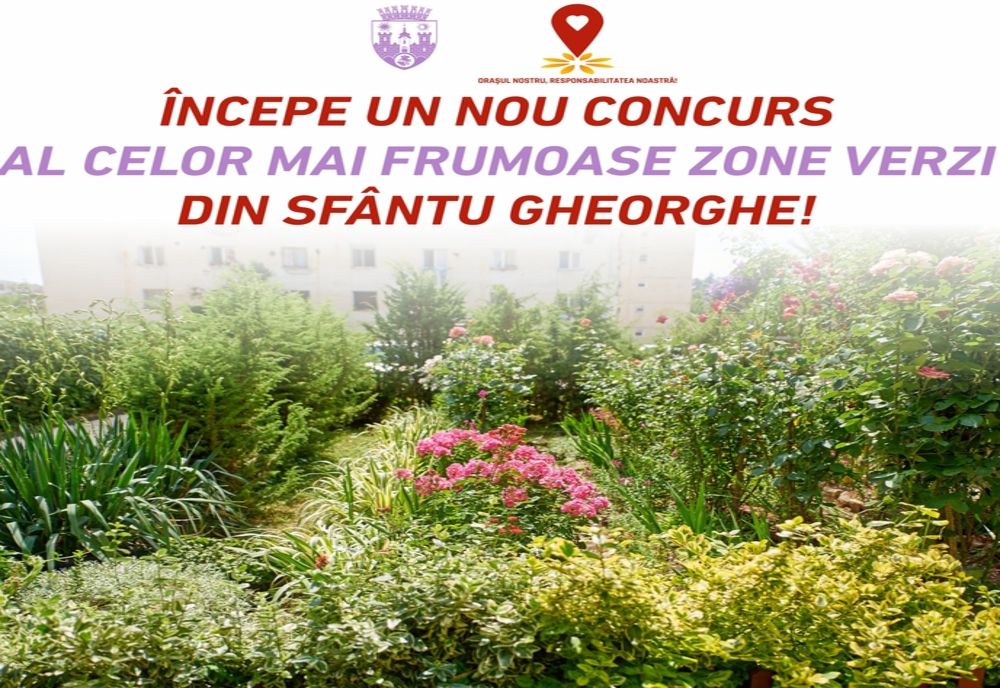 Începe un nou concurs al zonelor verzi din Sfântu Gheorghe