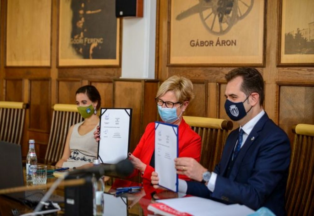 Acord de cooperare între Veszprém și Sfântu Gheorghe