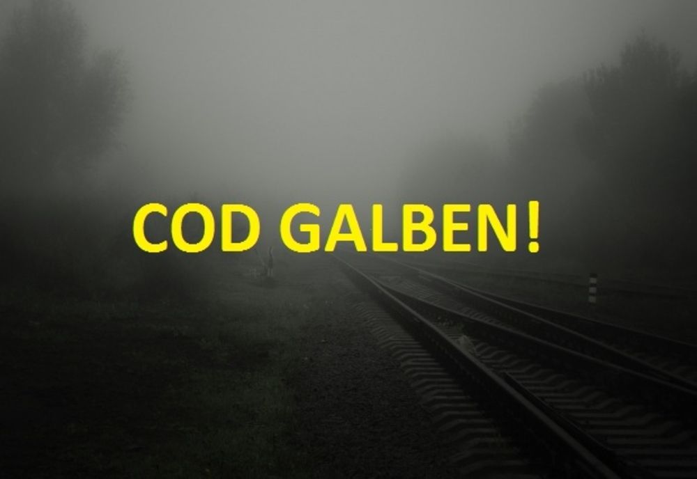 COD GALBEN de ceață densă în județele Braşov, Covasna, Harghita şi Mureş!