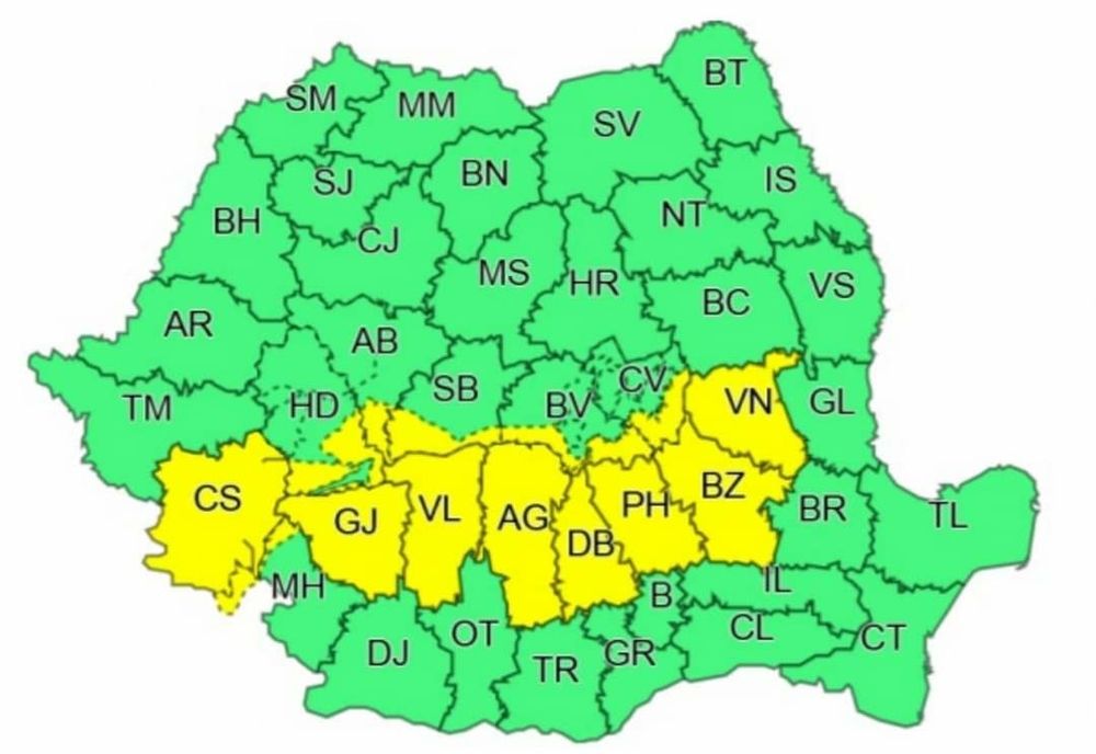 COD GALBEN de ninsori abundente!