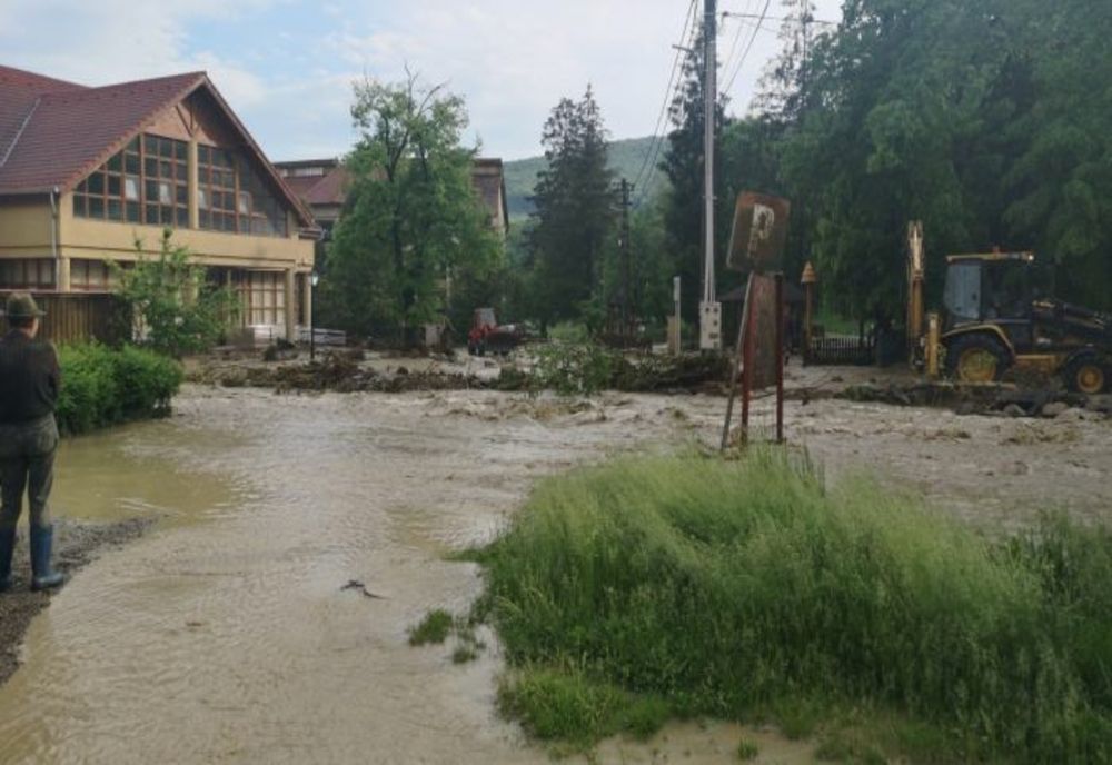 Inundații la Malnaș Băi