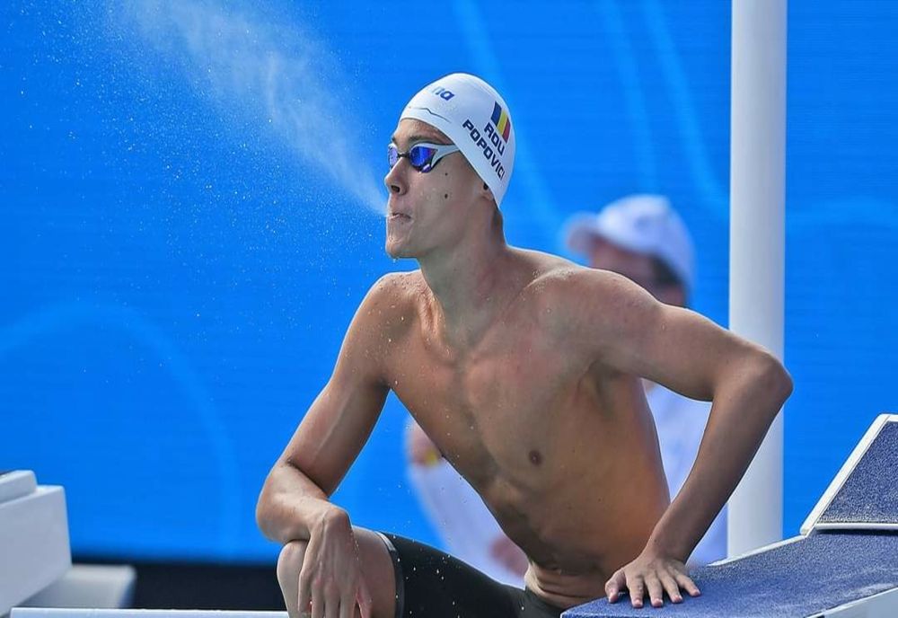 Calificare în finală cu 4 recorduri pentru David Popovici