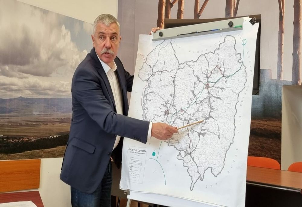 DJ 114 Sânzieni-Lemnia va fi primul drum eco-smart din judeţul Covasna