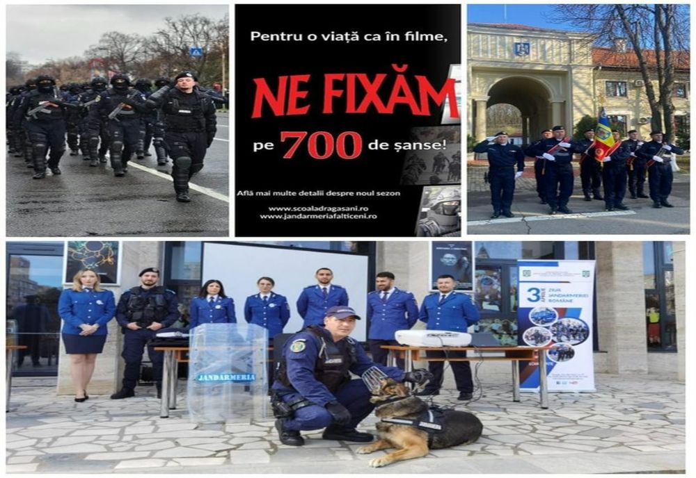 700 de locuri au fost scoase la concursul de admitere în școlile militare de subofițeri ale Jandarmeriei Române, sesiunea aprilie-iunie 2023