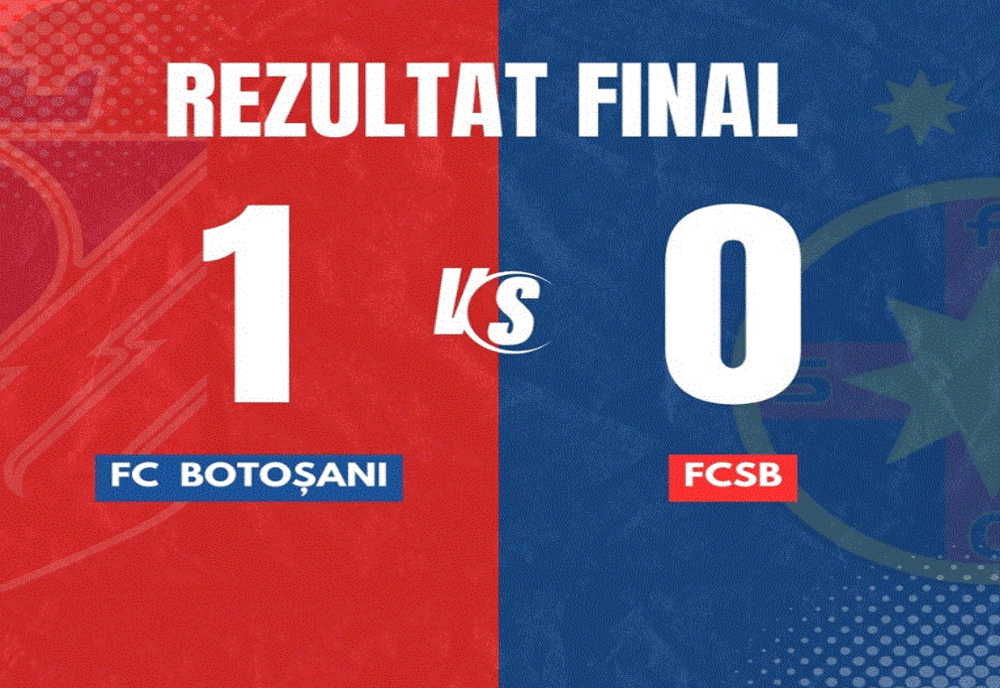 FOTBAL: FC BOTOȘANI O ÎNVINGE PE FCSB - VIDEO