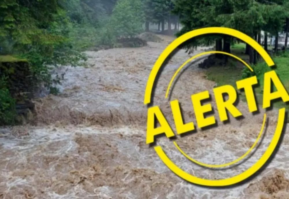 INHGA: Avertizare Cod galben de inundații pe râuri din șase județe, de vineri seara. Lista zonelor afectate