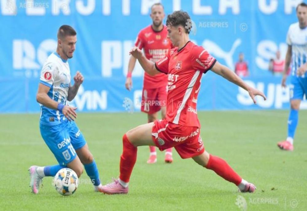 Fotbal: Universitatea Craiova a învins-o pe FC Hermannstadt cu 2-0, la Sibiu, în Superligă