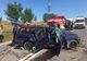 VIDEO. Accident pe DN12 la ieşirea din Sfântu Gheorghe. Şase persoane au ajuns la Spital