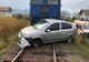 Maşină lovită de tren la Lemnia după ce frânele au cedat